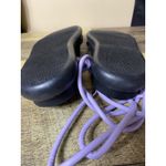 Free People Below Deck Wrap Sandals Sz US 10 EU40 Purple Lace Up Chunky Strappy Photo 6