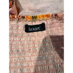 KOURT Robbie Eyelet Cotton Mini Dress in Tropical Print Sz. Large Photo 4