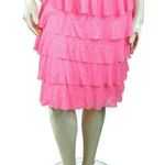 Victoria's Secret VICTORIS SECRET Pink Layer Beach Skirt Sz Medium Photo 1