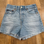 Levi's Levi’s Ribcage Denim High Rise Shorts Light Wash 25 Photo 0