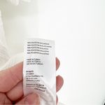 Free People NWT  Violet Puff Sleeve Mini Dress S White Photo 8