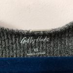 Gilly Hicks by Hollister Ruched Drawstring Gray Ribbed Cropped Tank Photo 6