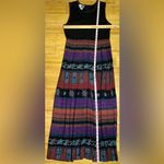Karin Stevens  Women's VTG Pleated Sleeveless Geo Ethnic Dress+Cardigan Set|Sz:8 Photo 9