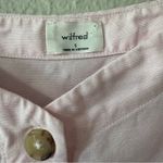 Wilfred Aritzia Janine Pink Peplum Prairie Puff Sleeve Top Size Small Photo 3