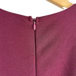 Lulus NWT  Marena Burgundy Short Sleeve Mini Dress Faux‎ Wrap Front, Size XS Photo 10