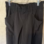 Athleta  Skyline Paper Bag Waist Dress pants paper bag waist Black size 6 Photo 1