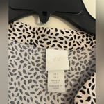 H&M Black and White Cheetah Patterned Dress Photo 3