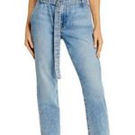 7 For All Mankind  High Waist Half Belted Paperbag Jeans Size 23 Photo 2