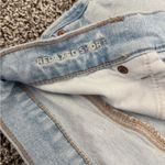 American Eagle Denim Shorts Light Wash Relaxed Jean Short Cut Distressed Casual Photo 3