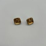 KJL Kenneth Jay Lane Vintage Faux Purple Pearl & Pave Pierced Earrings Photo 4