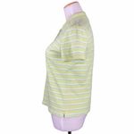 Lilly Pulitzer Preppy Lime Green Striped Polo Shirt Photo 8