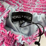 Kendall + Kylie Kendall + Kylie Magenta and Lavender Floral Pull on Shorts Photo 1