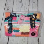 Tach Clothing Crochet Patchwork Mini Dress Handknitted Meryl Multi L Pink Size L Photo 12