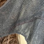 Mikoh  charcoal grey mesh net bathing cover up dress Photo 5