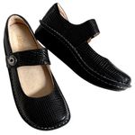 Alegria Like New  Leather Paloma Mary Jane’s Black Size 11.5 - 12 Photo 0