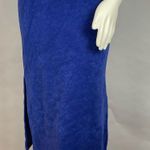 Juicy Couture Terrycloth Dress Y2K-Style Size Small Lace-Up Sides Slits Blue Photo 0