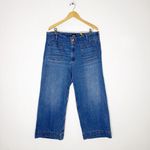 Maeve by Anthropologie The Colette Cropped Denim Jeans Size 16 Photo 2