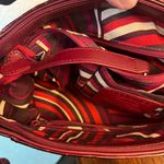 Brighton  Burgundy Crocodile Print Purse Photo 6