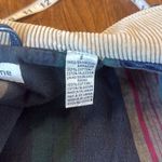 Claiborne Vintage denim vest flannel lined with corduroy collar small Blue Photo 3