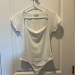 Aritzia Babaton White Square Neck Bodysuit Photo 1