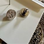 Tory Burch NEW  Authentic Silver Drop Earrings Photo 4