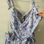 ASTR NEW THE LABEL Cassis Floral Ruffle Cut Out Maxi Dress Size Large Revolve Photo 6