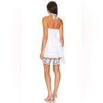 Steve Madden White Halter Neck Mini Dress with Lace Details Womens Size Medium Photo 1