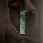 Lauren Ralph Lauren Womens Faux Suede Jacket Size Large Full Zip Equestrian Brown Photo 7