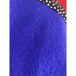 Vintage 90s Wool Color Block Coat L/XL Pop Wearable Art Geometric Pockets Bright Size L Photo 10