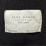 ZARA  Woman Western Black Denim Studded Fringe Jacket, Sz Small Photo 10