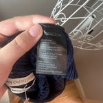 Urban Outfitters  Open Knit Cropped Jumbo Button Navy Blue Sweater Cardigan Sz S Photo 4