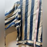 Current/Elliott Striped Denim Jacket Photo 8