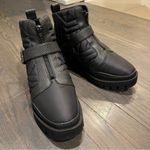 Vionic Women's Aspen "Janara" Buckle/ Strap Ankle Boots Size 9.5 Black Lug Sole Photo 3