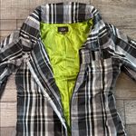 Luii Woman Black/White/Gray 3/4 Sleeve Jacket/Rain Coat with pockets. Black Size M Photo 4