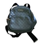 Steve Madden  Backpack Mini Quilted SM Logo Gray‎ Fashion Bag Purse Photo 0