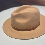 Anthropologie NWT  Stylish Tan Fedora Hat Photo 2