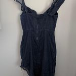 Reformation 6 NEW Evelyn Denim Dress Galilee Photo 3