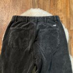 ZARA Corduroy Pants Women's 20 Black Gray Relaxed Straight Leg High Rise Photo 10