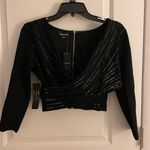 Bebe Black Crop Top Photo 0