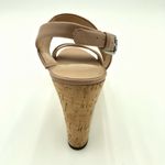 Franco Sarto  Blush/Nude Wedge Heel Sandals Size 10 Photo 5