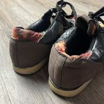 Floral Patterned Women's Sneakers Brown Size 7.5 Photo 3