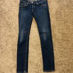 Rag and Bone skinny jean 26 Baker embroidered heart Photo 3