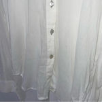 Anthropologie  Holding Horses White Lace Button Front Shirt Size XS Photo 4