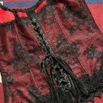 Frederick's of Hollywood Red halter neck bustier corset 
Women’s 38

Frederick’s of Hollywood Photo 2