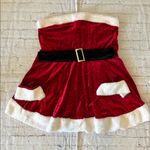 Amazon Naughty Mrs Claus Red Strapless Dress with Black Belt XXL Christmas Cosplay Photo 1