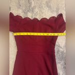 Women’s Burgundy Off The Shoulder Mi Ami Dress Red Size XS Photo 4