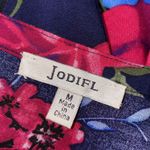 JODIFL  medium women’s long bell sleeve hi low floral dress with side pockets Photo 12