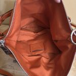 Coach Abby Duffle Tangerine Pebbled Leather Convertible Shoulder Bag Purse Tote Photo 4