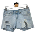 Rag and Bone  Boyfriend Shorts in‎ Dixon Blue Wash Distressed Denim Size 26 Photo 2