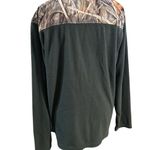 Habit  green/camo 1/4 zip pull over fleece long sleeve size Medium Photo 3